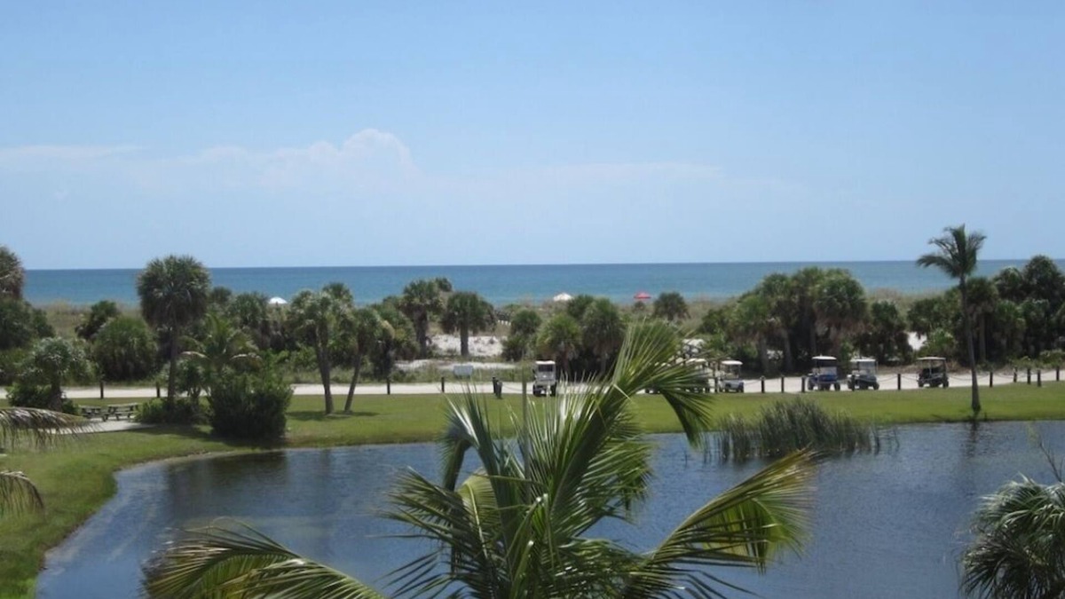 Placida Condo | Little Gasparilla Island - Ocean View, Golf Cart, Ferry, Pool, Boat Dock
