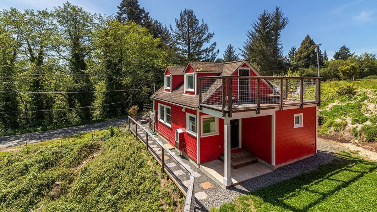 Westhaven-Moonstone Cabin | Little Red House - New Historic Home, Near Beach, 1 Dog Welcome Too!