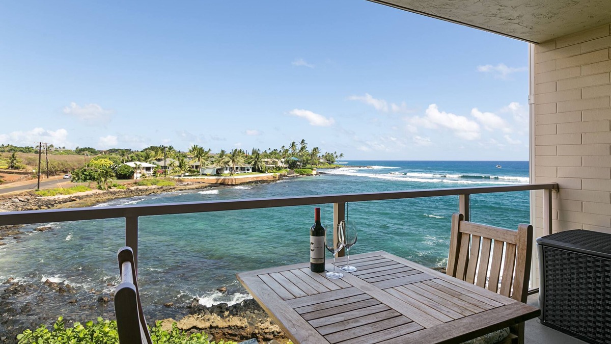 Poipu Condo | Live On the Ocean and Sleep to Surf Sounds in Idyllic Poipu. Trade Winds & AC.n
