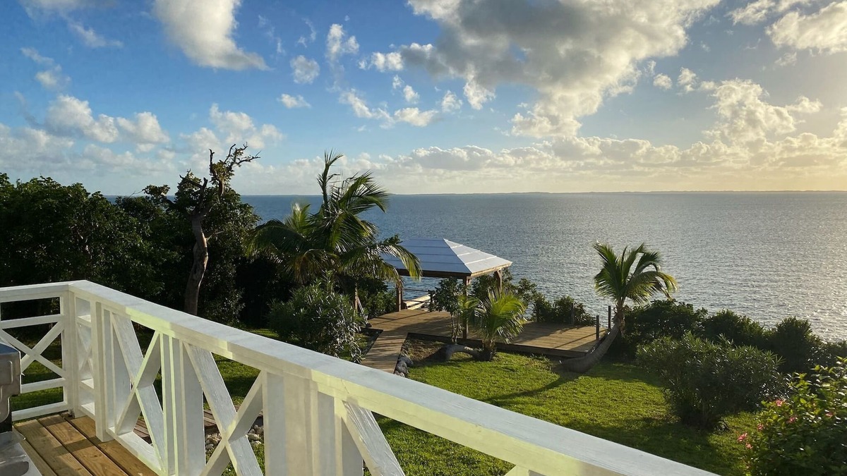 Great Guana Cay House | LOBSTER SEASON SPECIAL-NEW POOL & DECKS Luxury home with dock on Sea of Abaco