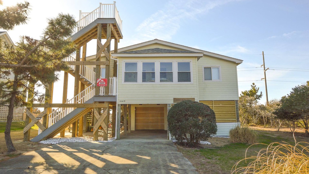 South Nags Head House | Located on a quiet side street you'll enjoy views of the wildlife preserve.