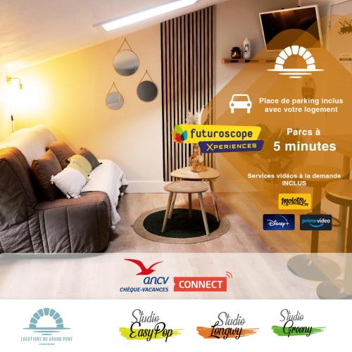 Chasseneuil-du-Poitou Apartment | Locations du Grand Pont - Appart hôtel Poitiers - Futuroscope