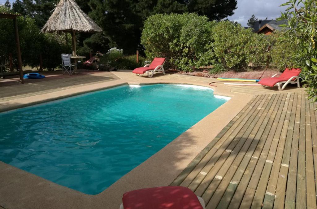 Algarrobo Cabin | lodge con piscina privada, parcela de campo.