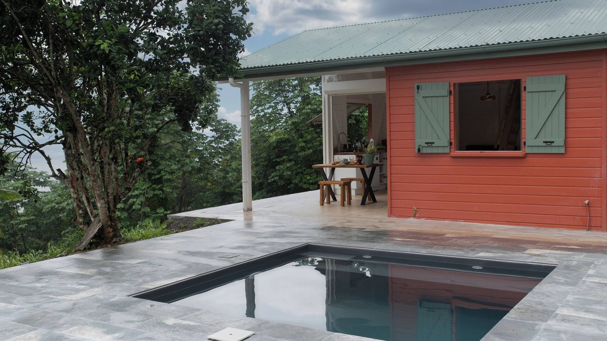Les Anses-d'Arlets House | Lodge Traditionnel et sa Piscine vue mer des Caraïbes