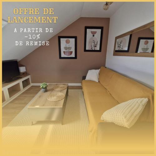 Nogent-le-Rotrou Apartment | Loft Moderne et Rénové - Idéal Pros & Familles - 1 à 4 pers - Wifi - 5 min de la Gare