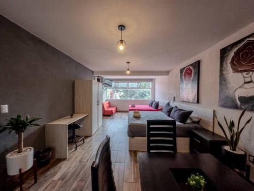 Morelia Apartment | Loft moderno con dos camas king en Zona Boulevard