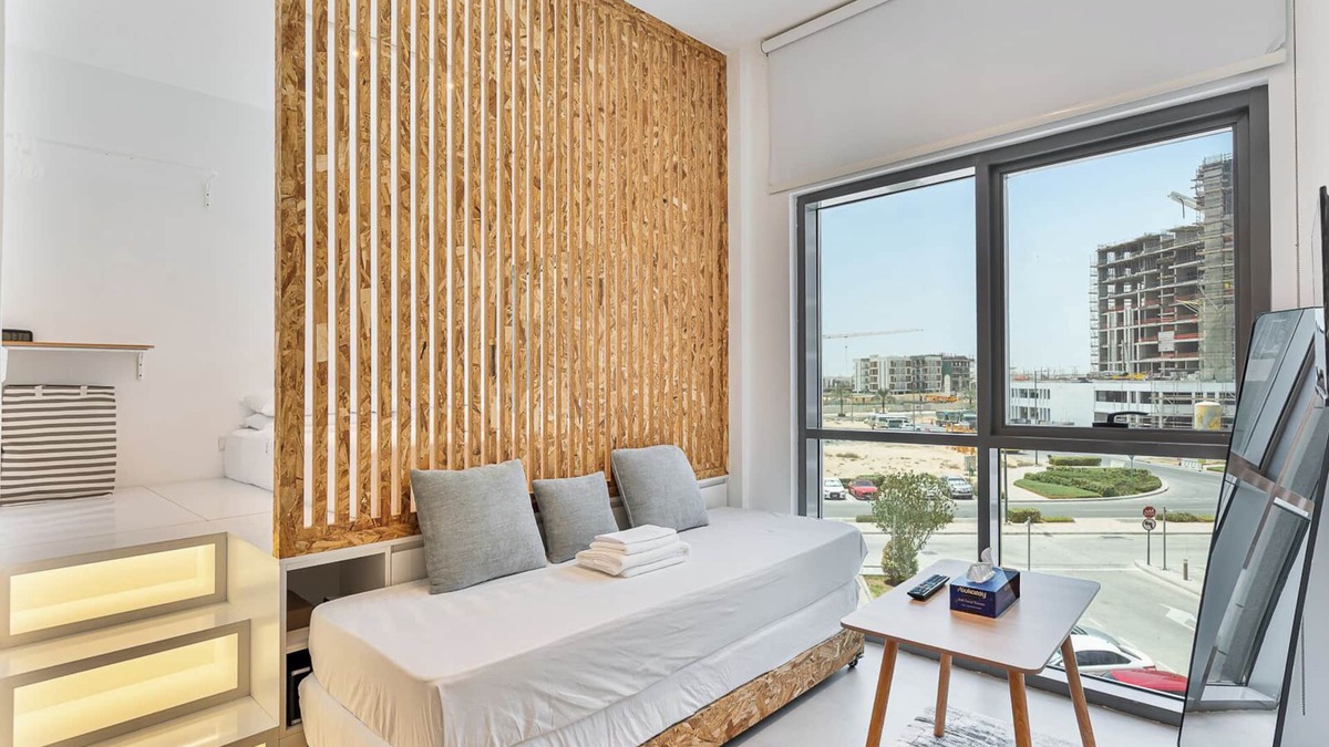Dubai Apartment | Loft-Style Studio in MAG 555 W/Pool & Gym Access