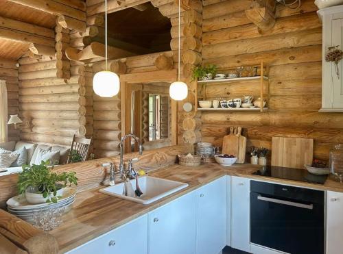 Hoensinge House | Log Cabin Close To The Beach In Ellinge Lyng