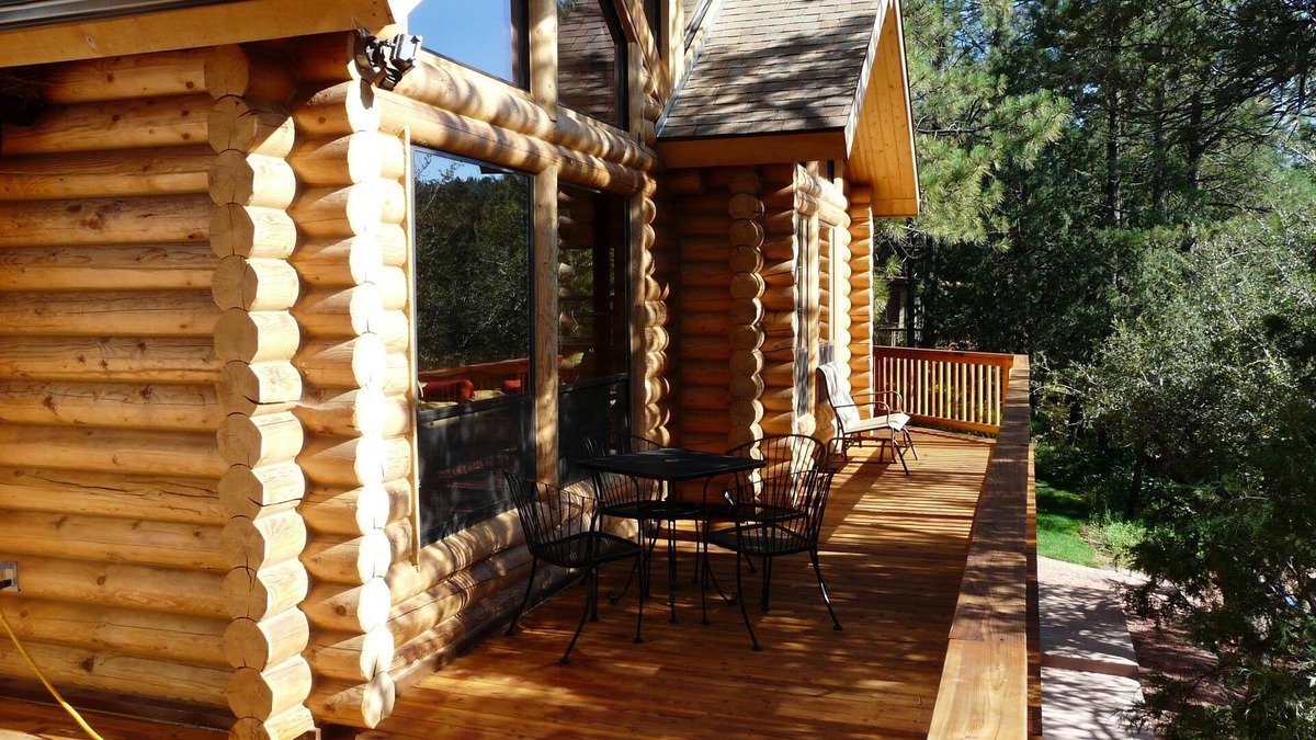 Whispering Pines Cabin | Log Cabin in the Pines, Treehouse with Swinging Bridge, beautiful stream nearby