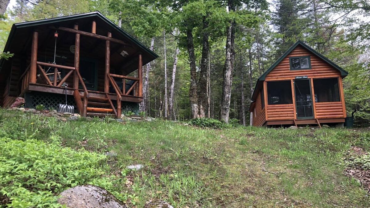 Masardis Cabin | Log cabin located on the Aroostook river
