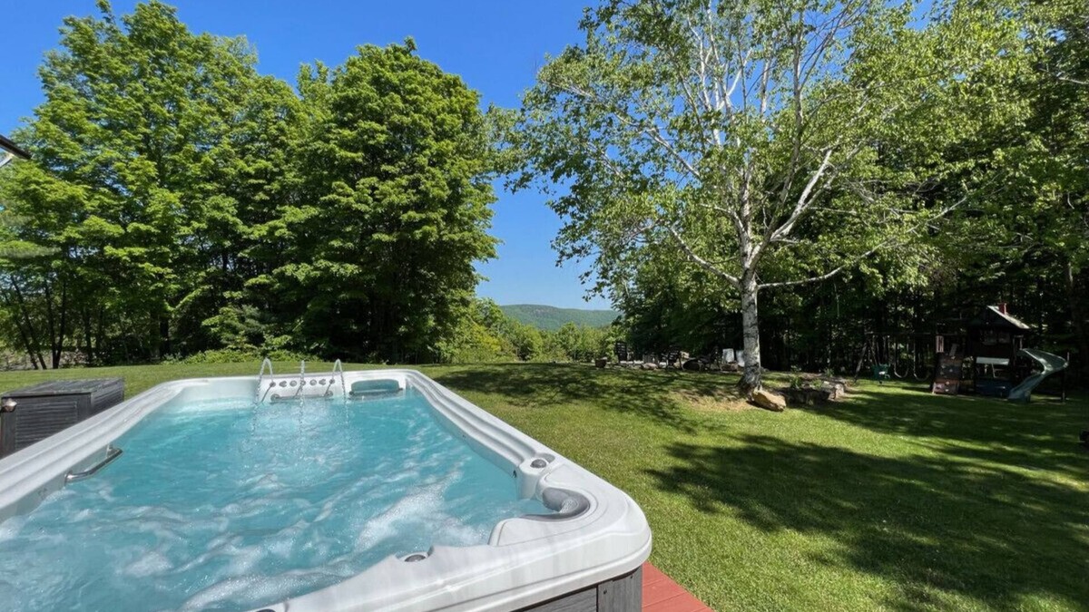 Clemons Apartment | Log Cabin w/Hot Tub minutes to Lake George Marina