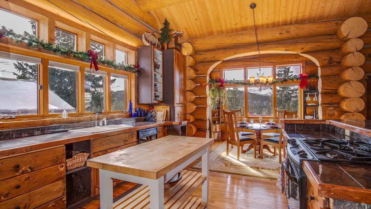 Baldy Mountain House | Log View Lodge Dog FriendlyUnobstructed Views From Every Room Private Hot Tub