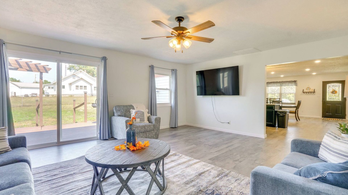 Logansport House | Logansport Home w/Deck: 4 Mi to Downtown!