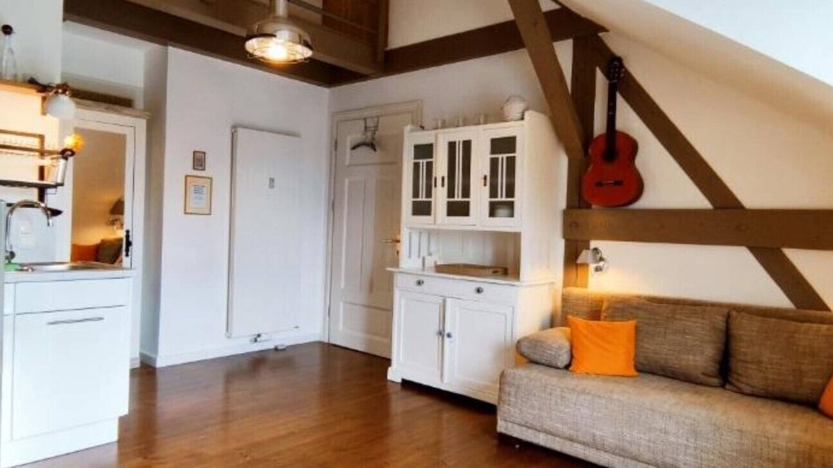 Rheinsberg Condo | LoggiaHaus am Schloss, Apartment Karlsson, 1 room maisonette, loggia with panoramic view