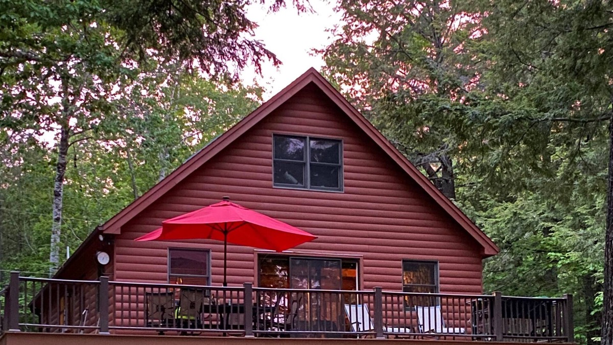 Rome House | Long Pond in Belgrade Lakes Region Maine Sleeps 12