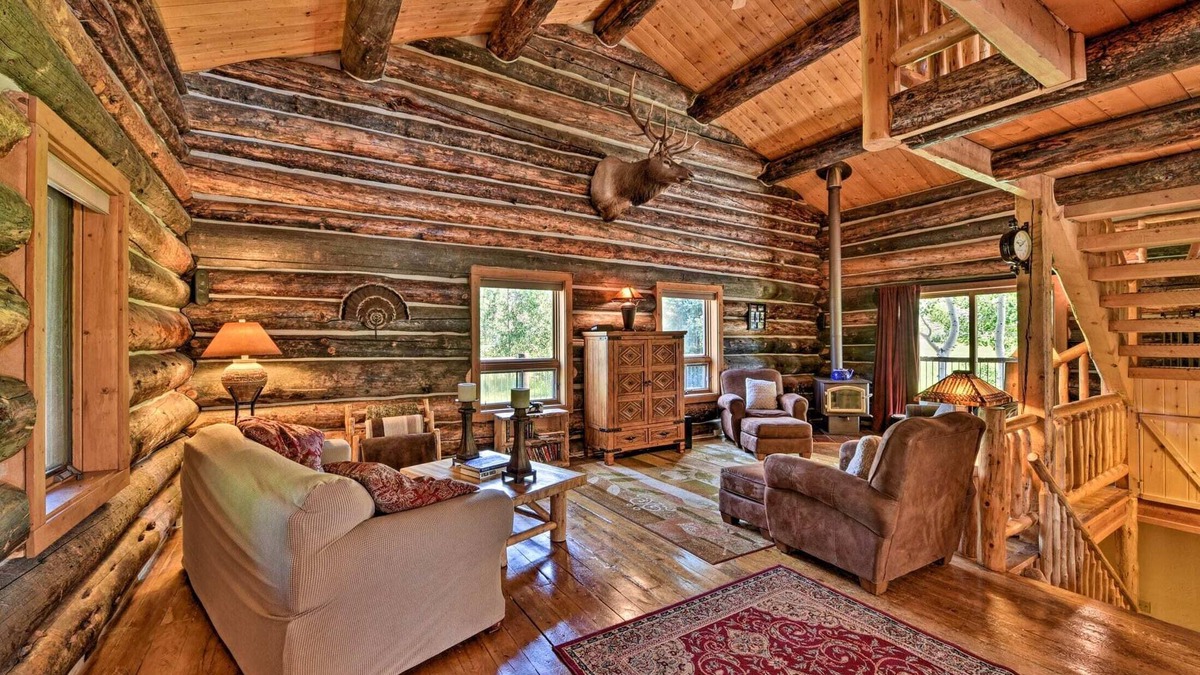 Almont Cabin | Longhorn Ranch Cabin w/Hot Tub, Large Deck and Stunning Views!