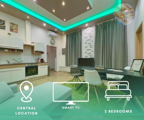 Belso-Ferencvaros Apartment | Lónyay City Stay w 2BDR, Close to Brunch and Cafés