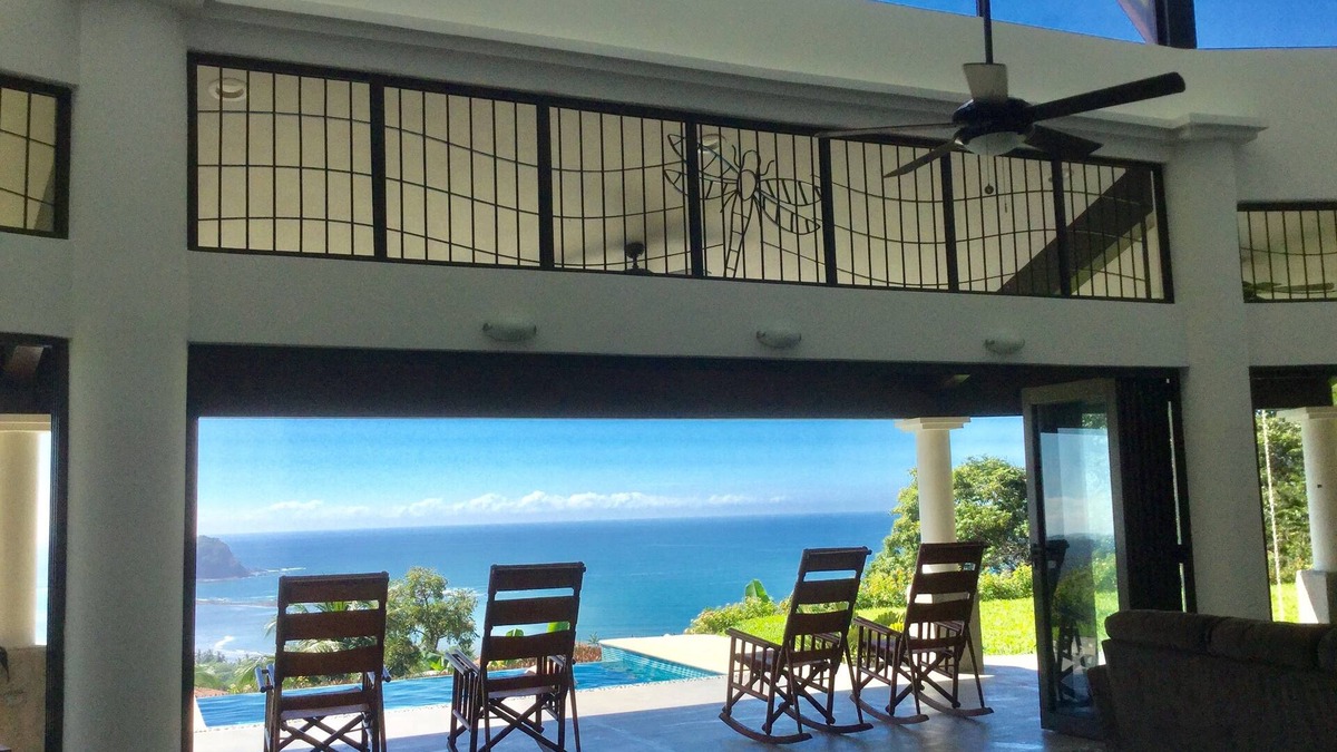 Samara Villa | LOOK AT THIS VIEW and VILLA!nHigh Elevation/180 Degree Beach/Ocean/Jungle View