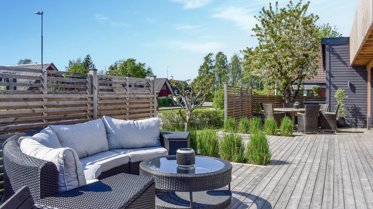 Hollviken House | Look forward to a relaxing vacation in this vacation home not far from the sea.