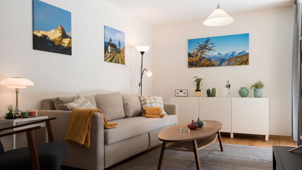 Saas-Balen Apartment | Lovely apartment for 3 guests with WIFI, TV, balcony and pets allowed