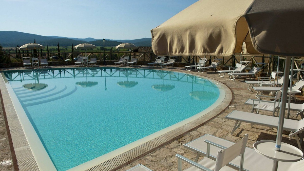 Casalappi Other | Lovely apartment for 5 people with pool, A/C, TV and panoramic view