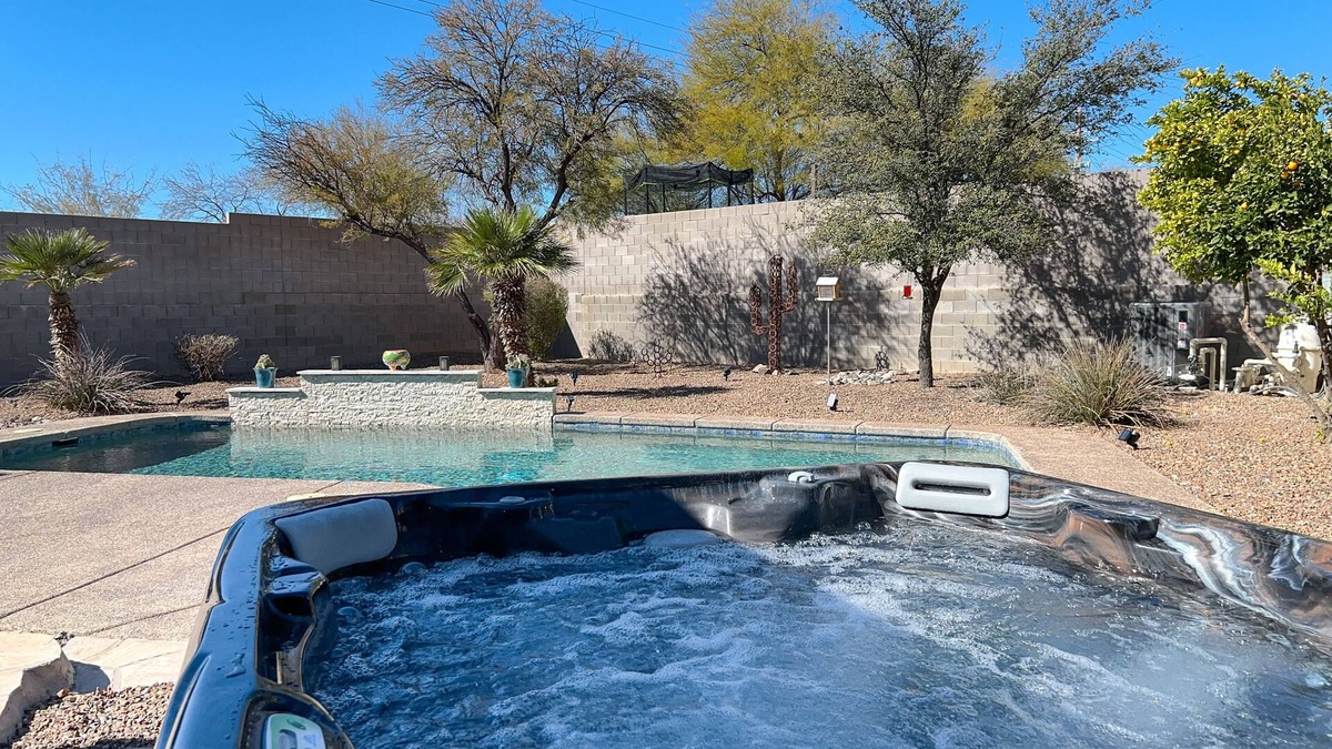 Oro Valley House | Lovely desert home with pool, covered patio, office, & mtn views - dog-friendly