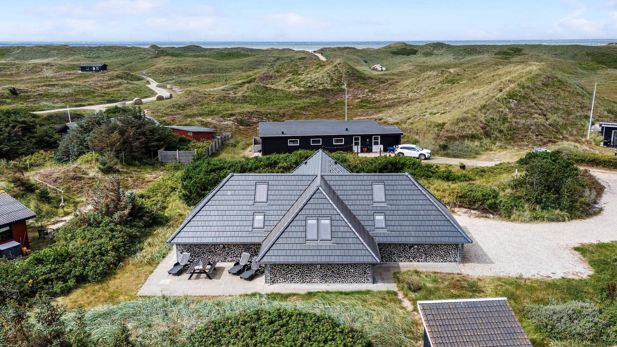 Houvig Strand House | Lovely home in Ringkøbing with sauna