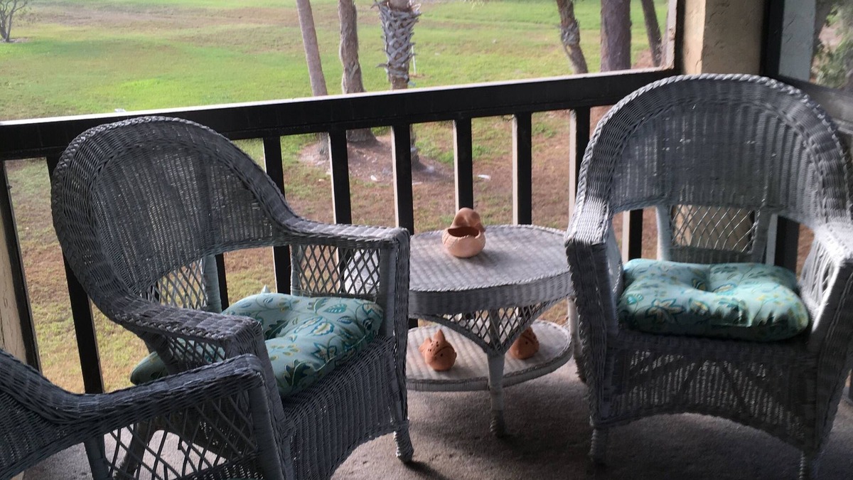 The Meadows Condo | Lovely views from the lanai in this 2BR 2BA condo with heated community pool