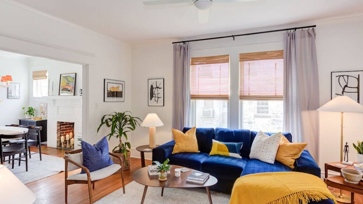 Burlington House | Luminious historic home bursting with color