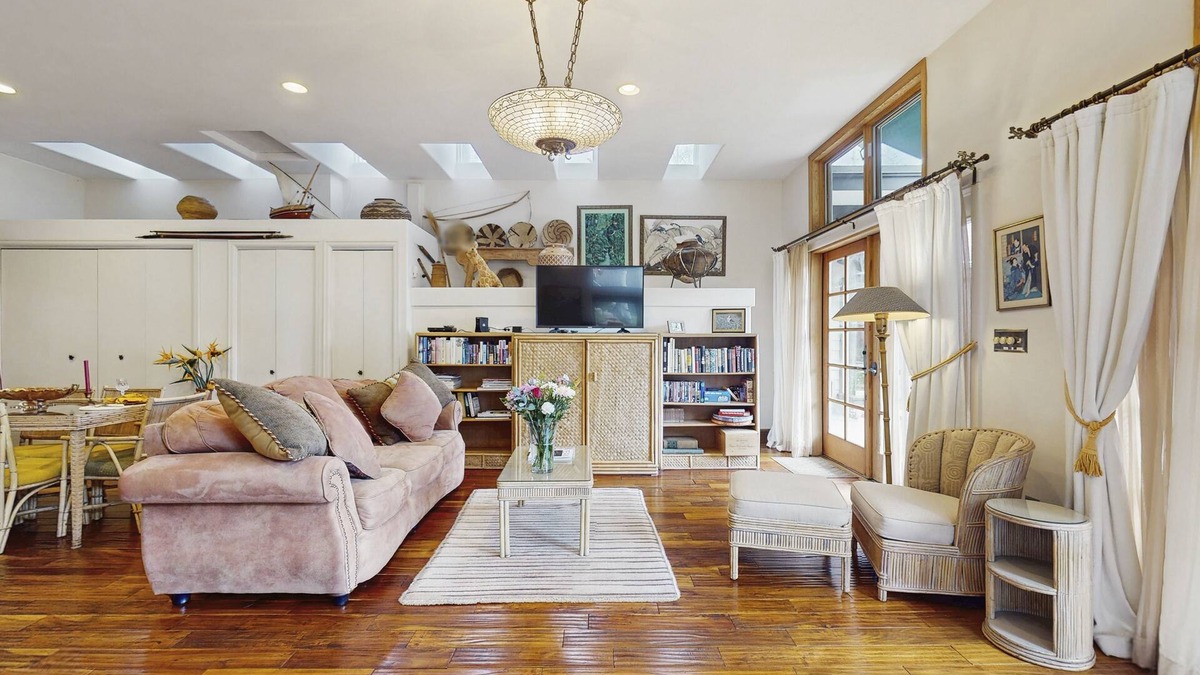 Woody Creek House | Lush tropical villa with garden paths, river views, and high-end comfort