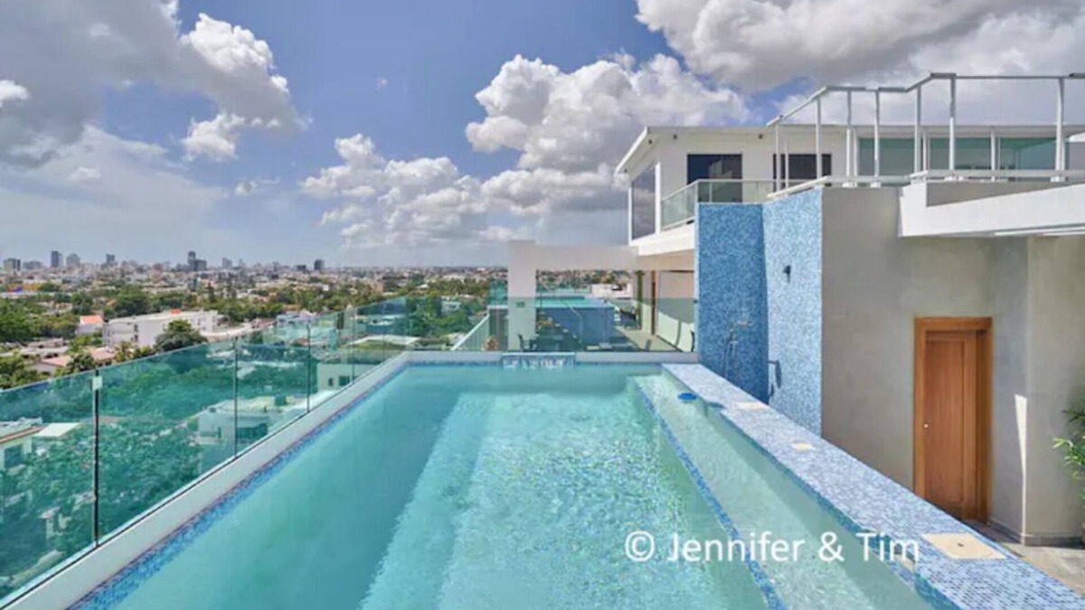 Santo Domingo Apartment | LUX DOWNTOWN 3BR APT + PRIVATE TERRACE | POOL+GYM