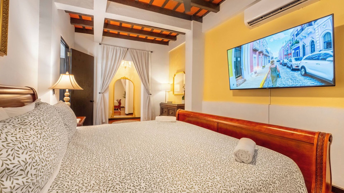 Old San Juan Apartment | Lux Penthouse~King Beds, Prime Location, Balconies, Fast WiFi, ACs in Every Room