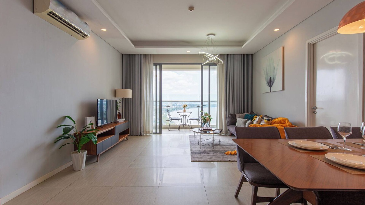 An Phu Apartment | € € Lux Riverview 2brs #diamondisland