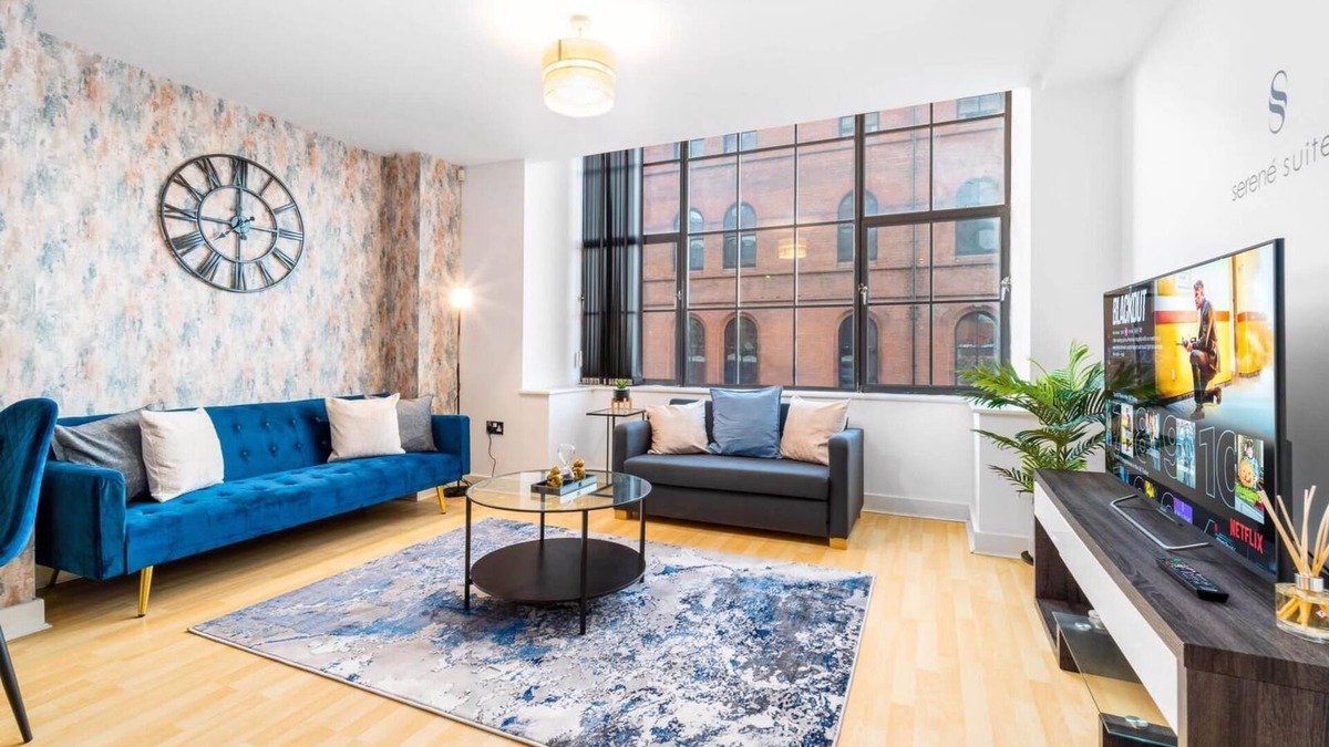 Bordesley Apartment | LUX SEA BLUE-BIRMINGHAM CENTRAL APARTMENT