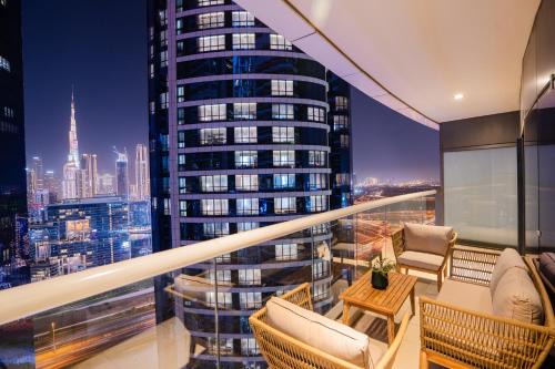 Business Bay Apartment | Luxe 2BR Haven with Spectacular Burj Khalifa & Dubai Frame Views By ĀYA Boutique