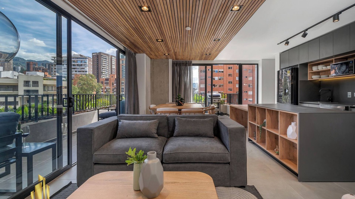 Alejandria Apartment | Luxe apt in Poblado/AC/BBQ - Morph 1002