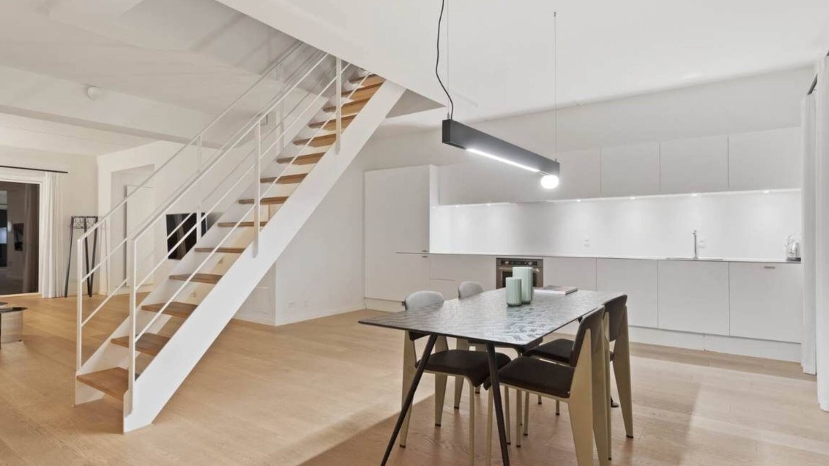 Copenhagen Apartment | Luxe Doublex w water view