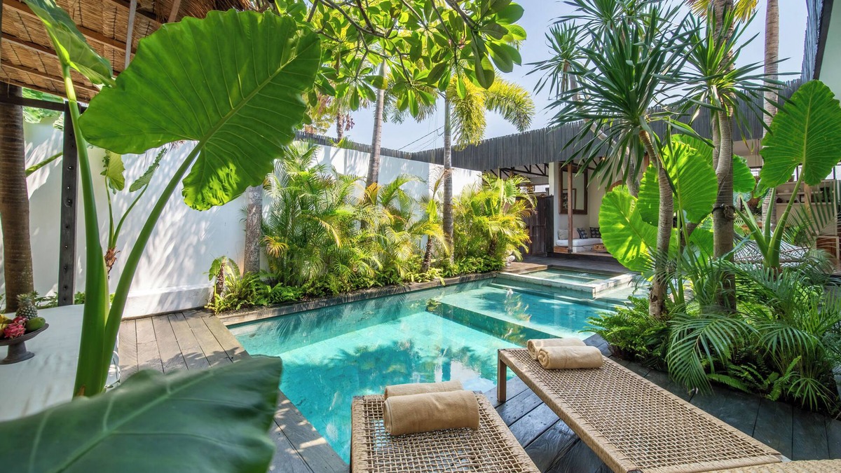 Umalas Villa | Luxueuse Villa Yogisurf 2 Canggu Piscine & Jacuzzi