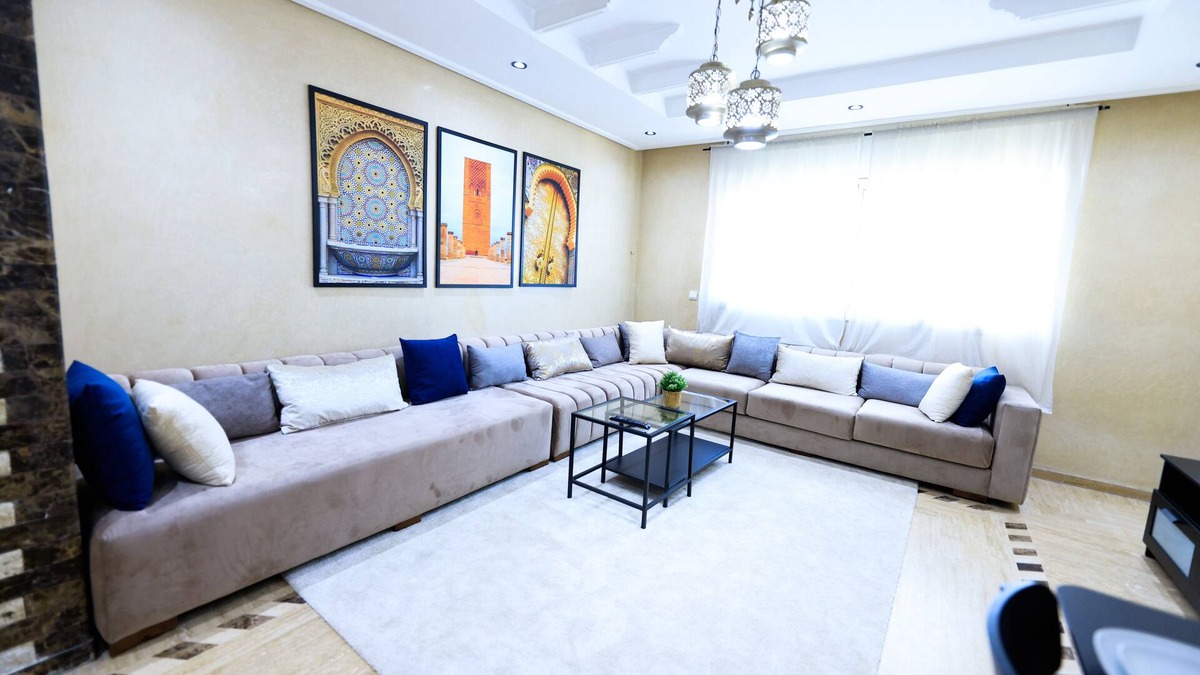 Agdal Apartment | Luxueux & traditionnel 2chambres/1min gare Agdal