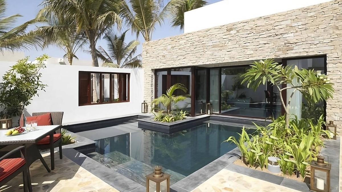 Salalah Hotel | Luxurious 1BR Villa! 4 Units w/Plunge Pools! Beachfront, Spa and Free Parking!