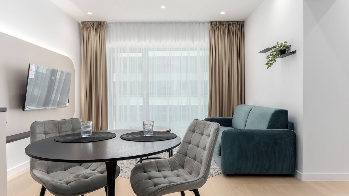 Sector 2 Apartment | Luxurious 2-room apartment in northern Bucharest: concierge services, WiFi, AC