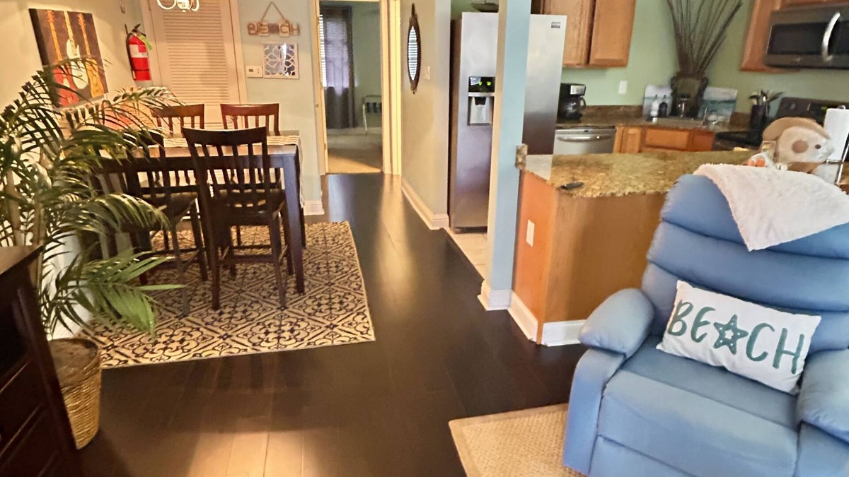Biloxi Condo | Luxurious Condo across from Beach, Boardwalk, Shops and Restaurants. King Bed.