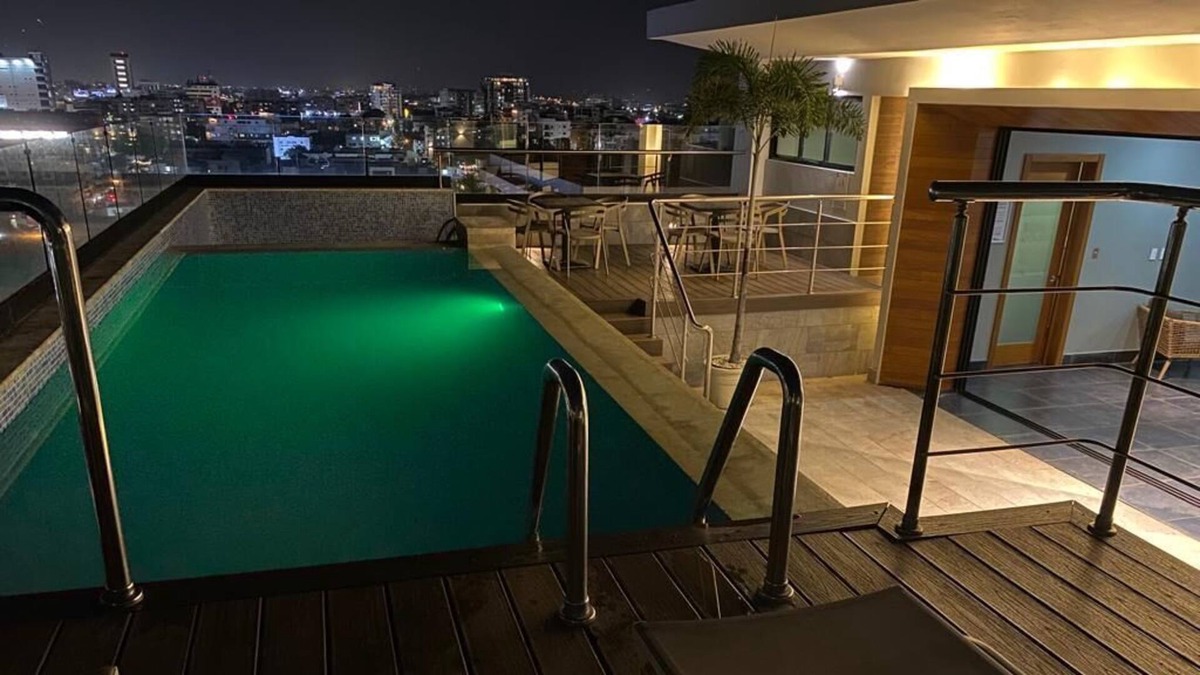 Ensanche Quisqueya Apartment | Luxurious Downtown Apt, Rooftop Pool, Gym