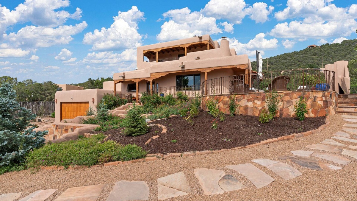 North Hills House | Luxurious home near the heart of Santa Fe with pool, hot tubs, kivas, & gardens
