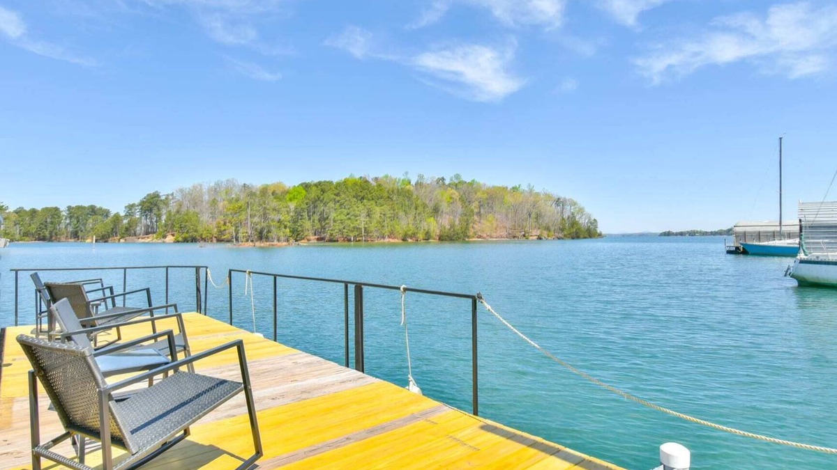 Flowery Branch House | Luxurious Lake Lanier Home with Private Dock