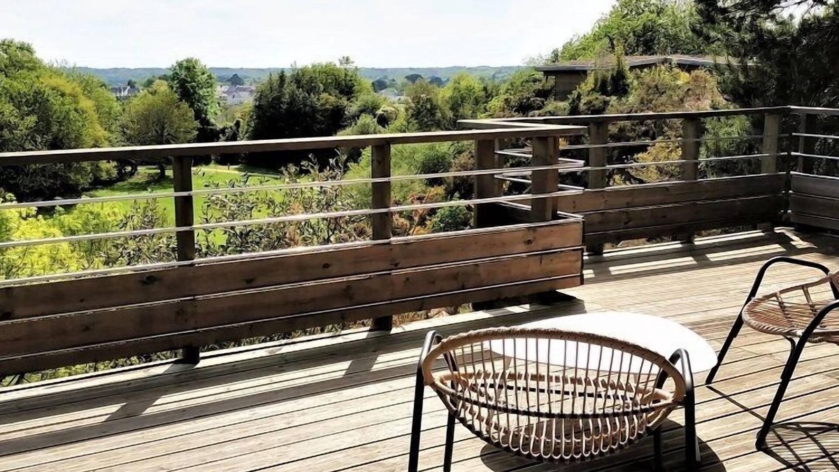 Pont-Aven Cabin | Luxurious lodge cabin with breathtaking views