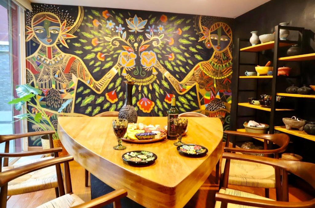 Coyoacan House | Luxurious Mid Century Modern folk art home
