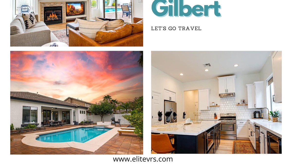Seville House | Luxurious Palms Gilbert! Heated Pool/Spa! Sleeps 9! Dog Friendly.