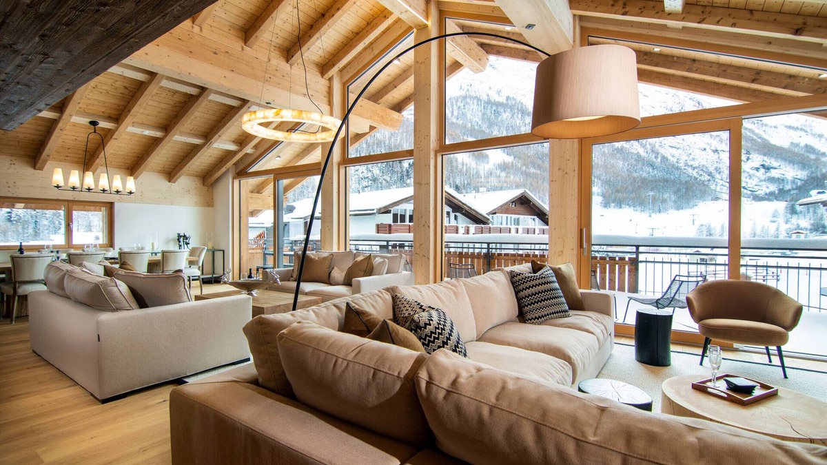 Saas-Fee Apartment | Luxurious penthouse in a prime location in Haus Berghof