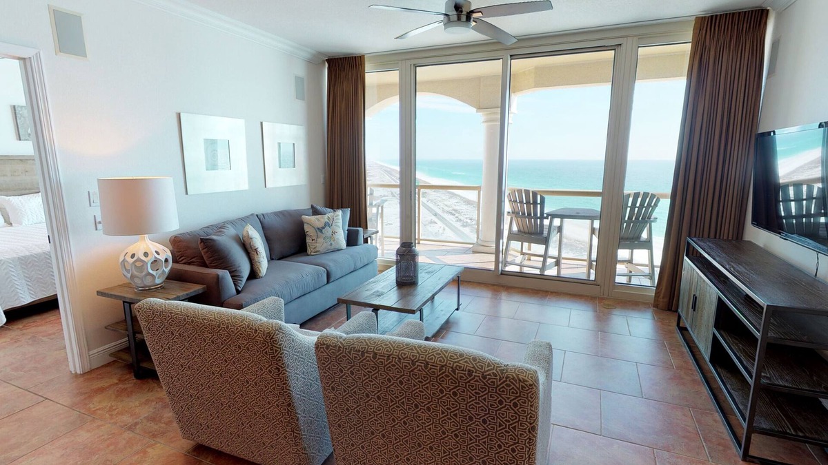 Pensacola Beach Condo | Luxurious Portofino Resort Condo, Panoramic Ocean Views, 8 Pools, Steps From The Beach!